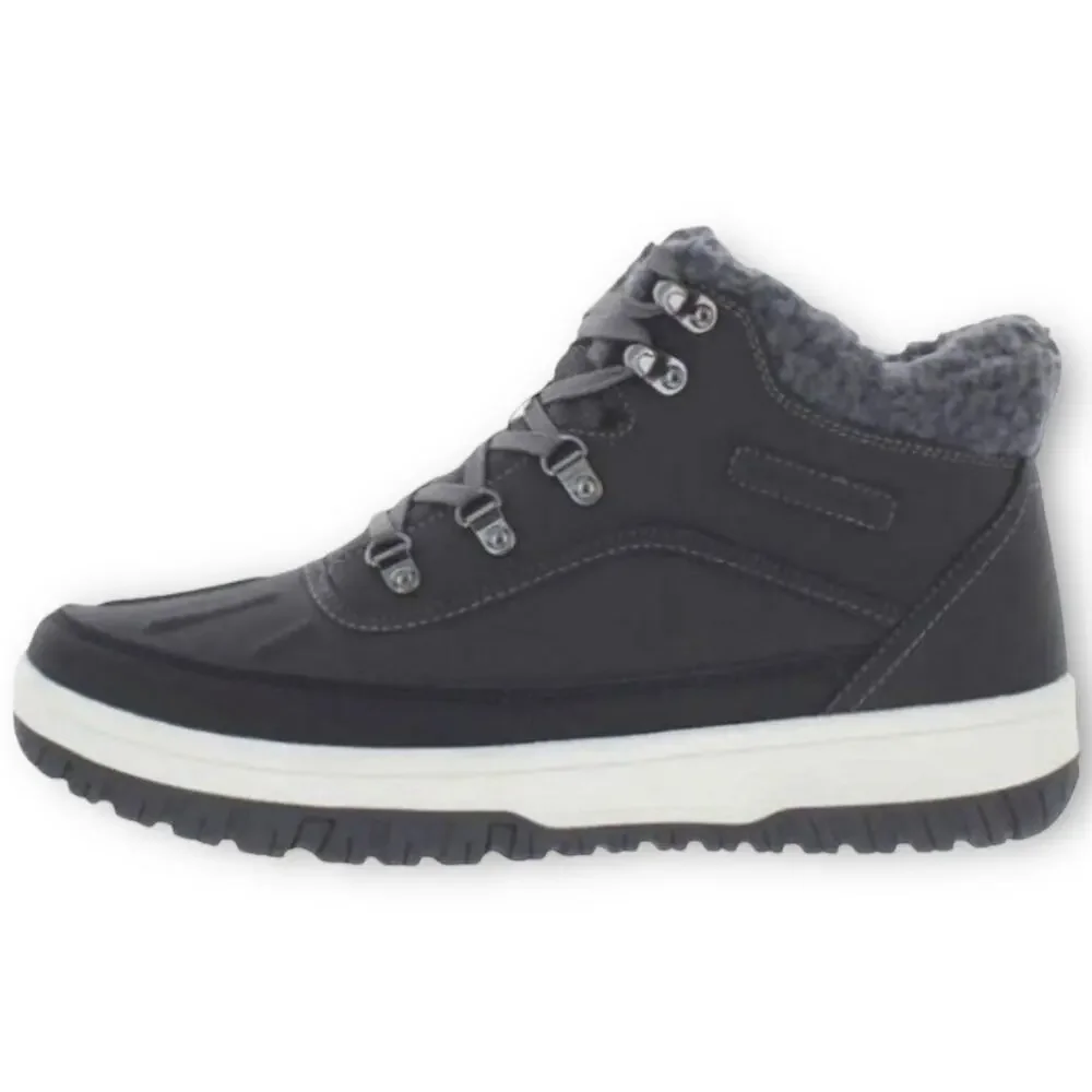 NWT Weatherproof Landon Men’s Suede Sneaker Boots – Grey – Size 13